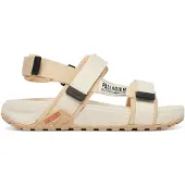 Palladium Damen Sommersandalen Textil Beige