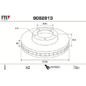 FTE Bremsscheibe COATED RANGE FTE 9082813