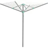 Songmics Wäschespinne, 45 m Wäscheleine, für 4 Waschladungen LLRB35306EZ01