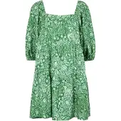 Apricot Minikleid "Mini-Kleid" mit Blumenprint und Stufen