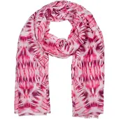 StyleBREAKER Schal "Schal Batik Muster Metallic Streifen" 1 Stk.