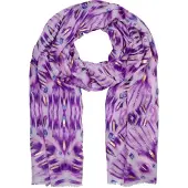 StyleBREAKER Schal "Schal Batik Muster Metallic Streifen" 1 Stk.