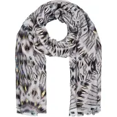 StyleBREAKER Schal "Schal Batik Muster Metallic Streifen" 1 Stk.