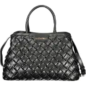 Mario Valentino Nero Polyurethan Damenhandtasche