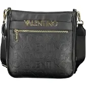 Mario Valentino Elegante Damentasche in Schwarz mit abnehmbarem Schultergurt