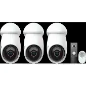 TP-LINK Tapo C560WS 3er-Pack + D235 Smart Battery + Wired Doorbell