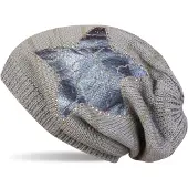 StyleBREAKER Strickmütze "Feinstrick Beanie mit Stern und Strass" 1 Stk.