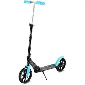 Northix Schwarzer Tretroller, faltbar, leichtes Design