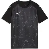 Puma Teamfinal Graphic Jersey Jr black-white-flat dark gray (03) 176