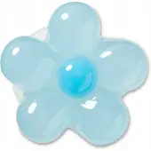 Crocs Jibbitz Expressive Floral Light Blue Pin für Schuhe