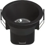 Silamp Dimmbarer Einbaustrahler Schwarz LED 9W CCT ø85mm - 3000K/4000K/6500K