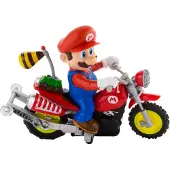 Hot Wheels Ferngesteuertes Mario Kart Wheelie Motocross, batteriebetriebenes Fahrzeug mit Fernbedienung, Motorrad, 6 Jahr(e), Kunststoff, Mehrfarbig