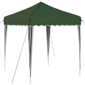vidaXL Pop-up Partyzelt 195 x 195 x 245 cm Grün Oxford-Stoff
