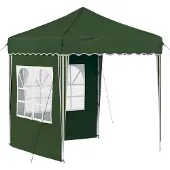 vidaXL Pop-up Partyzelt 195 x 195 x 245 cm Grün Oxford-Stoff