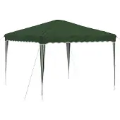 Syfax Pop-up Partyzelt 288 x 288 x 245 cm Grün Oxford-Stoff