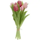 Möbel Kraft Tulpenbund , rosa/pink , Kunststoff , Maße (cm): H: 31