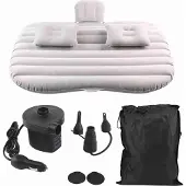 Lixada Car Inflatable Bed Back Seat Mattress Airbed for Rest Sleep Travel Camping