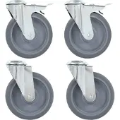 Syfax Lenkrollen mit Bolzenloch 4 Stk. 125 mm