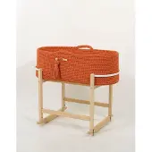 BellaFurn Boho Wiegmand - Handmade Babymand - inklusive gungstol - Antibakteriell madrass