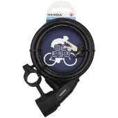 Gerda - Fahrrad-Kettenschloss, Flex PP7606 (Einheitsgröße) (Schwarz)