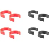 NetDan 8x Schutzgummis für -Halterung für U-Schloss OnGuard Neon 8154, 8153