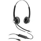 Gearlab GLB240450, Kabelgebunden, Büro/Callcenter, 160 g, Kopfhörer, Schwarz