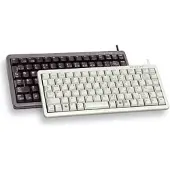 Cherry Compact-Keyboard G84-4100 - Tastatur - PS/2, USB - Deutsch - Schwarz