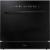 Haier XPI 8D9FFB, Halb integriert, Standardgröße (60 cm), Schwarz, Schwarz, Berührung, TFT