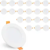 EINFEBEN 20X LED Einbaustrahler Spot Kaltweiß 5W Set Einbauleuchte Deckenleuchte Strahler IP44