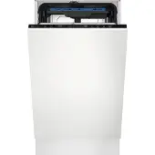 Electrolux EES63400L, Voll integriert, Single (45 cm breit), Schwarz, Touchsteuerung, Zusammenklappbar, Schublade