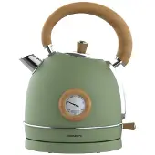 Klausberg Wasserkocher KB9008, 1,8 L, integriertes Thermometer, Retro-Design, 1850-2200 W