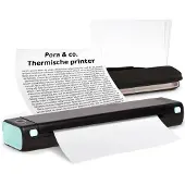 Pora&co Thermodrucker A4, schwarz/grün