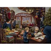 Pappnoptikum nostalgischer Adventskalender mit Bildchen Motiv in der Buchhandlung
