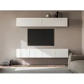 Nabbi Wohnzimmerwand Melby 200 - Weiß