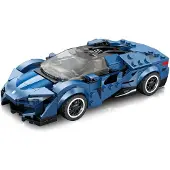 ReoBrix 805 Rennwagen 1:24 Klemmbaustein Auto 320 Teile