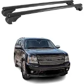 Omac Dachträger für Chevrolet Tahoe 2000-2006 Gepäckträger Grundträger Alu Schwarz 2x