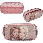 Depesche 14012 TOPModel Dots - Schlampertasche in Rosa, mit Model-Motiv