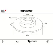 FTE Bremsscheibe COATED RANGE FTE 9082897
