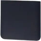 Ajax Lichtschalter seitliches Touchpanel, berührungslos, LED-Nachtbeleuchtung, Schwarz, Modell AJ-SIDEBUTTON-1G2W-B-VERT