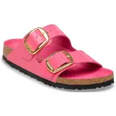 Birkenstock Arizona Big Buckle Natural Leather Patent Sandalen