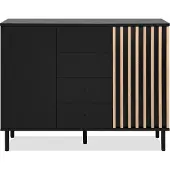 Finori Monza Kommode Schwarz / Artisan Oak