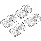 Nordrive Dachträgerfuß N21054 Fahrzeugdach für VW Fox Schrägheck (5Z1, 5Z3, 5Z4)