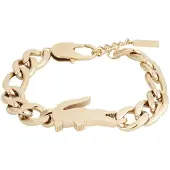 Lacoste - WomenÂ's gold-plated bracelet Crocodile 2040374