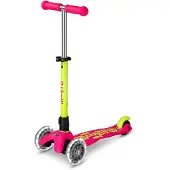 Micro mobility Mini Deluxe Neon LED Flamingo Yellow