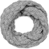 StyleBREAKER Strickschal "Strick Loop mit Bubblemuster" 1 Stk.