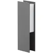 LUCANDE LED-Sockelleuchte Teerk, Höhe 30 cm, anthrazit, IP65