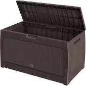 Casaria Trolley Gartenbox 310L Rattan-Optik
