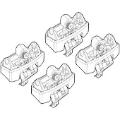 Nordrive Dachträgerfuß N21151 Fahrzeugdach passend für PEUGEOT 206 Schrägheck (2A/C)