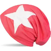 StyleBREAKER Beanie "Beanie mit Stern Print" 1 Stk.