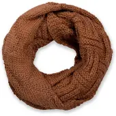 StyleBREAKER Strickschal "Strick Loop mit Gitter und Rippenmuster" 1 Stk.